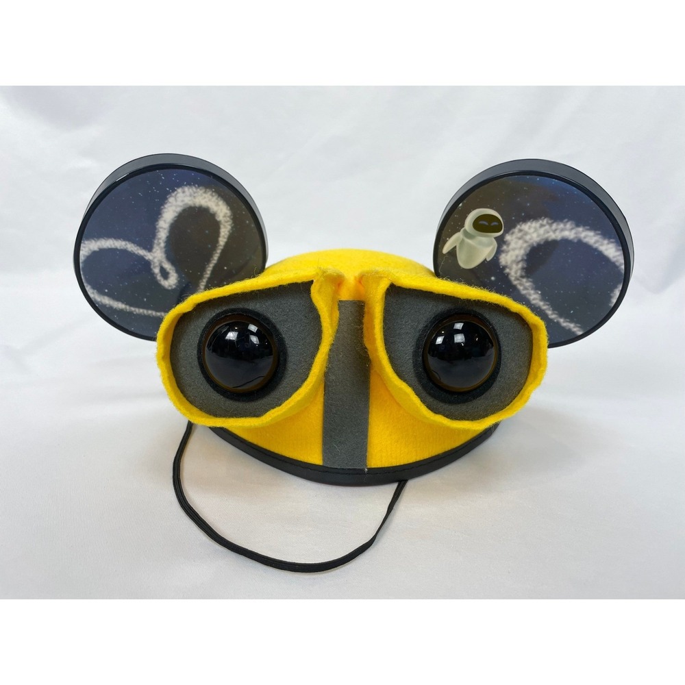 Disney Parks Pixar Wall-E Yellow Mickey Mouse Ear Hat Adult